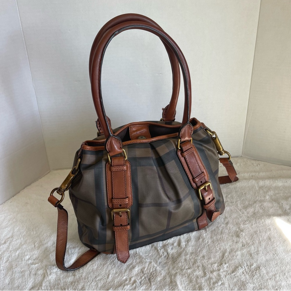 Burberry Smoked Check Northfield Horseferry Tote - Picture 9 of 15